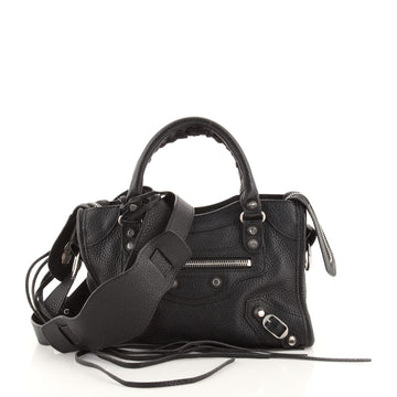 Balenciaga City Classic Studs Bag Leather Mini
