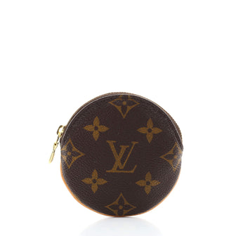 Louis Vuitton Round Coin Purse Monogram Canvas