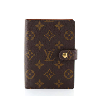 Louis Vuitton Ring Agenda Cover Monogram Canvas PM