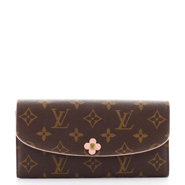 Louis Vuitton Emilie Wallet Limited Edition Blooming Flowers Monogram Canvas