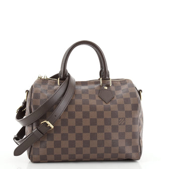Louis Vuitton Speedy Bandouliere Bag Damier 25