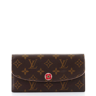 Louis Vuitton Emilie Wallet Limited Edition Blooming Flowers Monogram Canvas