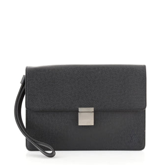 Louis Vuitton Selenga Pouch Taiga Leather