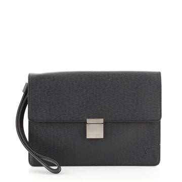 Louis Vuitton Selenga Pouch Taiga Leather
