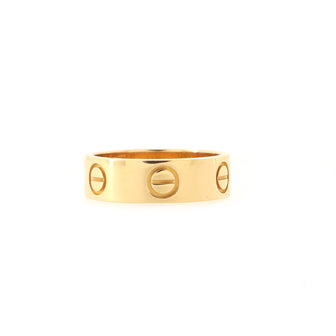 Cartier Love Band Ring 18K Yellow Gold