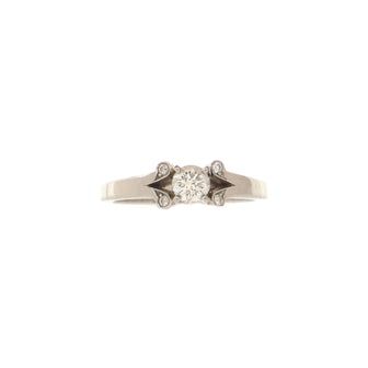 Cartier Ballerine Solitaire Ring Platinum with RBC Diamond E/VVS1 .25CT
