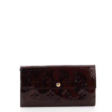 Louis Vuitton Sarah Wallet Monogram Vernis