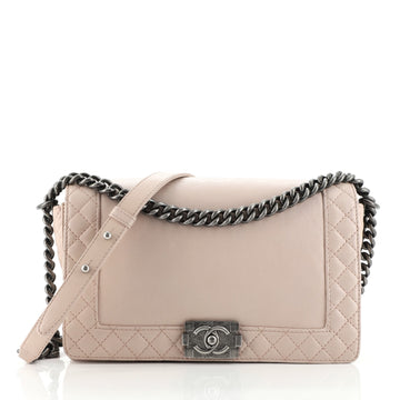 Chanel Reverso Boy Flap Bag Calfskin New Medium
