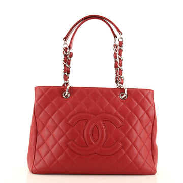Chanel Grand Shopping Tote Quilted Caviar