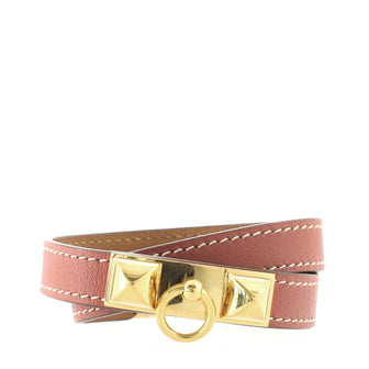 Hermes Rivale Double Tour Bracelet Leather