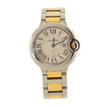 Cartier Ballon Bleu de Cartier Quartz Watch Stainless Steel and Yellow Gold 28