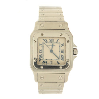 Cartier Santos de Cartier Galbee Quartz Watch Stainless Steel 29