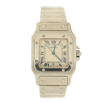 Cartier Santos de Cartier Galbee Quartz Watch Stainless Steel 29