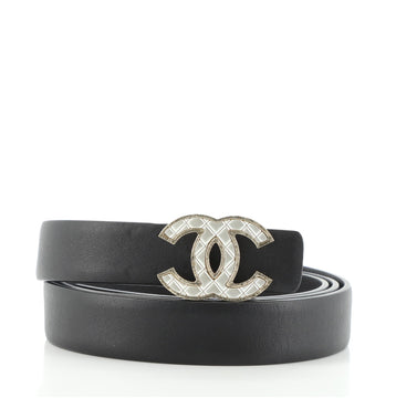 Chanel Quilted CC Belt Leather Thin