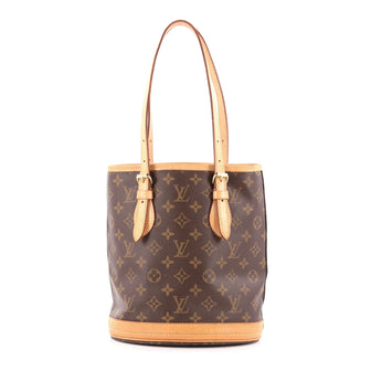 Louis Vuitton Petit Bucket Bag Monogram Canvas