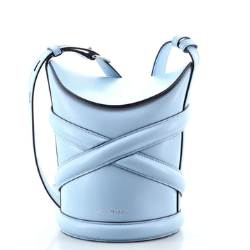 Alexander McQueen The Curve Bucket Bag Leather Small