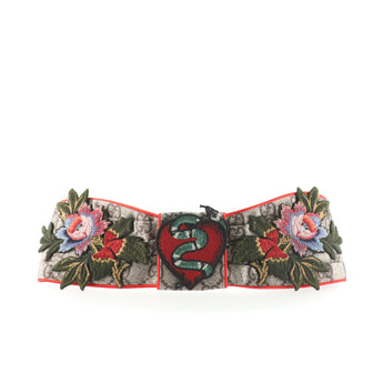 Gucci Headband Embroidered GG Silk