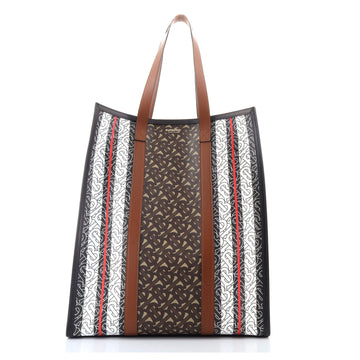 Burberry Portrait Tote Monogram E-Canvas Medium