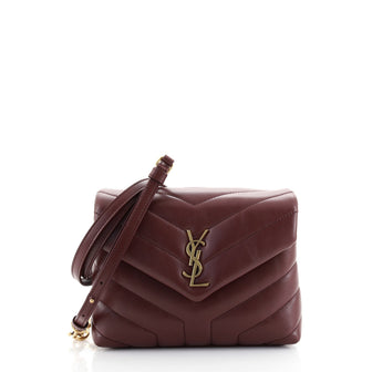 Saint Laurent LouLou Shoulder Bag Matelasse Chevron Leather Toy