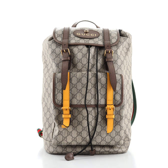 Gucci Courrier Soft Backpack GG Coated Canvas Large