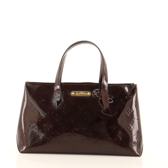 Louis Vuitton Wilshire Handbag Monogram Vernis PM