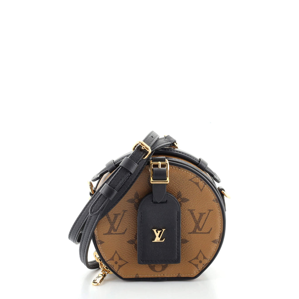 Louis Vuitton Mini Boite Chapeau Bag Reverse Monogram Canvas Brown 8931013