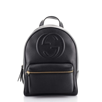 Gucci Soho Chain Backpack Leather