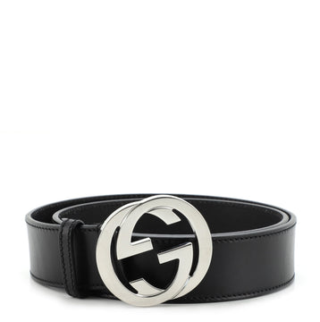 Gucci Interlocking G Belt Leather Wide