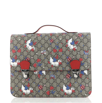 Gucci Children's Backpack Printed GG Coated Canvas