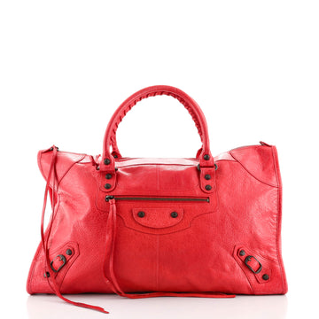 Balenciaga Work Classic Studs Bag Leather