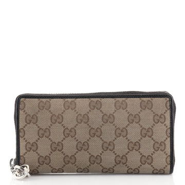 Gucci Twins Zip Around Wallet GG Canvas Long