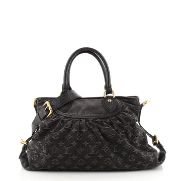 Louis Vuitton Neo Cabby Handbag Denim MM