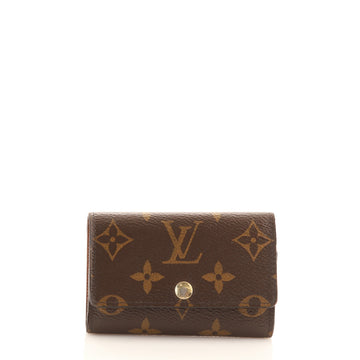 Louis Vuitton 6 Key Holder Macassar Monogram Canvas