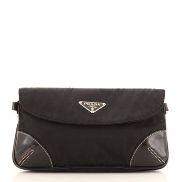 Prada Belt Flap Bag Tessuto with Leather