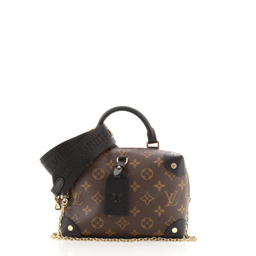 Louis Vuitton Petite Malle Souple Handbag Monogram Canvas