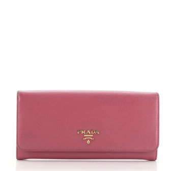 Prada Continental Wallet Saffiano Leather Long