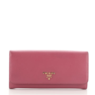 Prada Continental Wallet Saffiano Leather Long