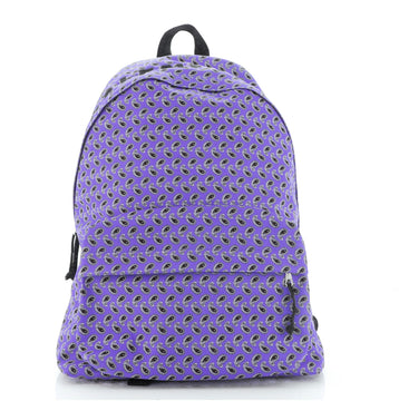 Balenciaga Wheel Backpack Printed Nylon Medium