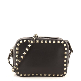 Valentino Rockstud Camera Crossbody Bag Leather