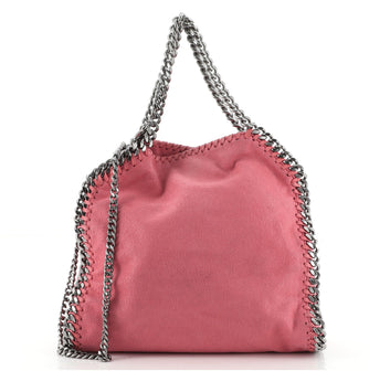 Stella McCartney Falabella Fold Over Crossbody Bag Shaggy Deer Mini