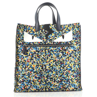 Fendi Monster Tote Printed Nylon
