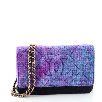 Chanel Timeless Wallet on Chain Quilted Tweed