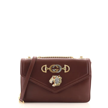 Gucci Rajah Chain Shoulder Bag Leather Medium