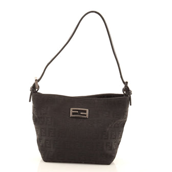 Fendi Vintage Hobo Zucchino Canvas Mini