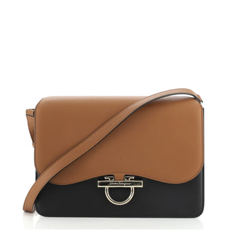 Salvatore Ferragamo Joanne Shoulder Bag Leather Large