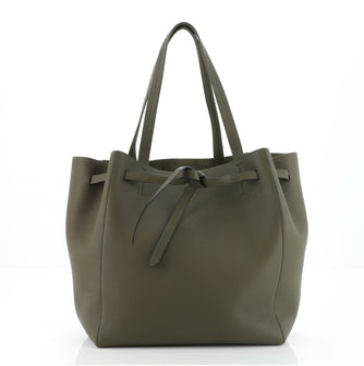 Celine Phantom Tie Cabas Tote Leather Small