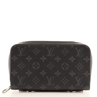 Louis Vuitton Zippy Wallet Monogram Eclipse Canvas XL