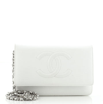 Chanel Timeless Wallet on Chain Caviar