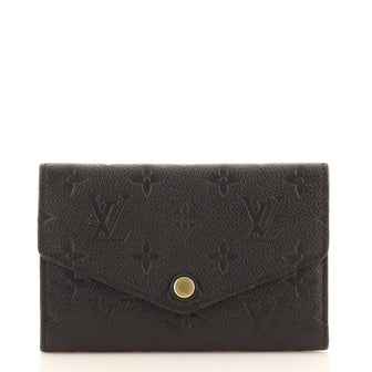 Louis Vuitton Compact Curieuse Wallet Monogram Empreinte Leather