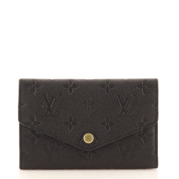 Louis Vuitton Compact Curieuse Wallet Monogram Empreinte Leather